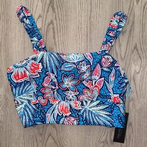 Floral crop top by Rachel Zoe